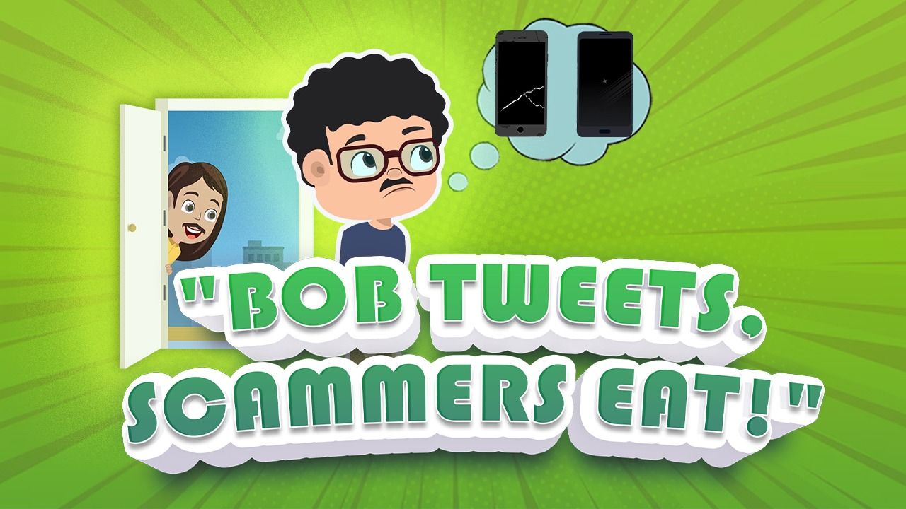Scammers ate Bob's tweets and left him with
angler phishing attacks