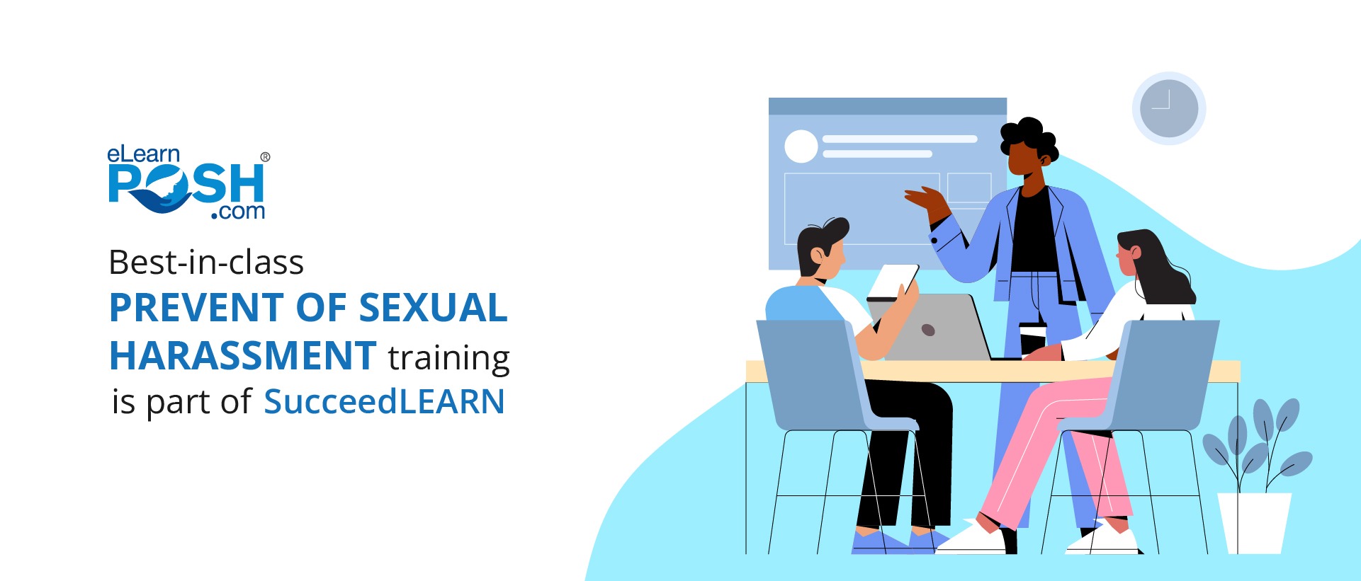 SucceedLEARN 3 The best-in-class sexual harassment prevention training by SucceedLEARN.