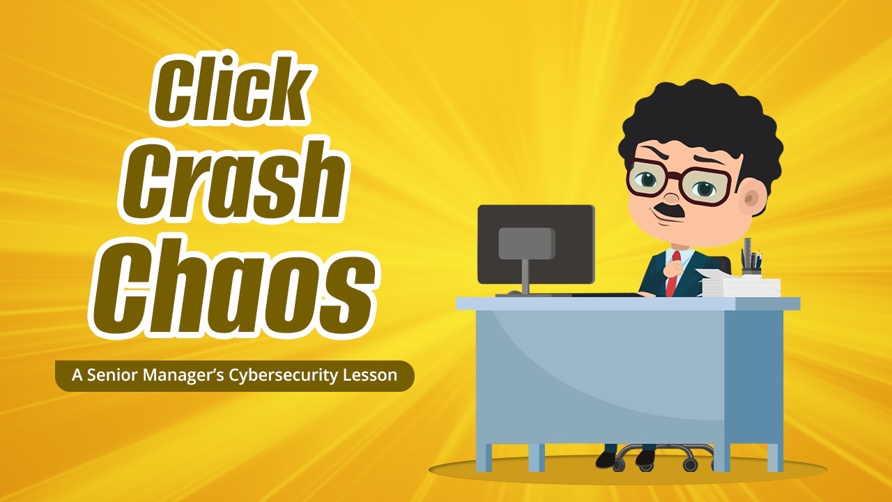 Click, crash and chaos of a senior manager's
account security slip up