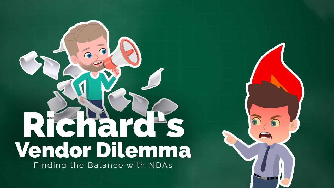Richard's Vendor Dilemma explaining the
importance of NDA