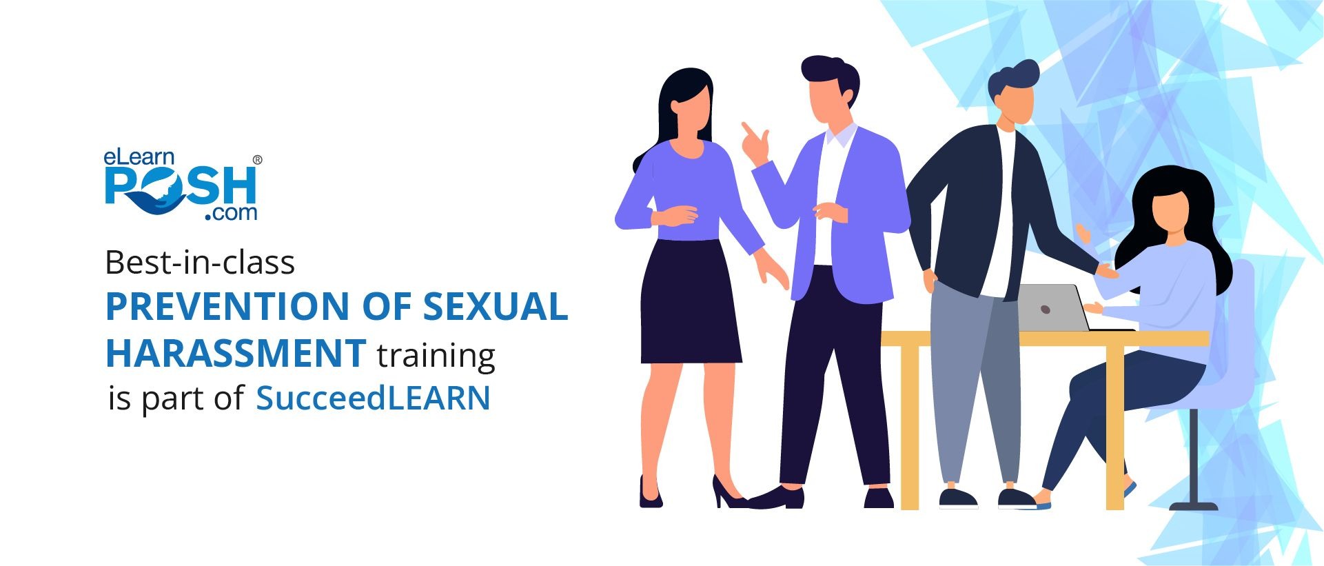 SucceedLEARN 3 The best-in-class sexual harassment prevention training by SucceedLEARN.
