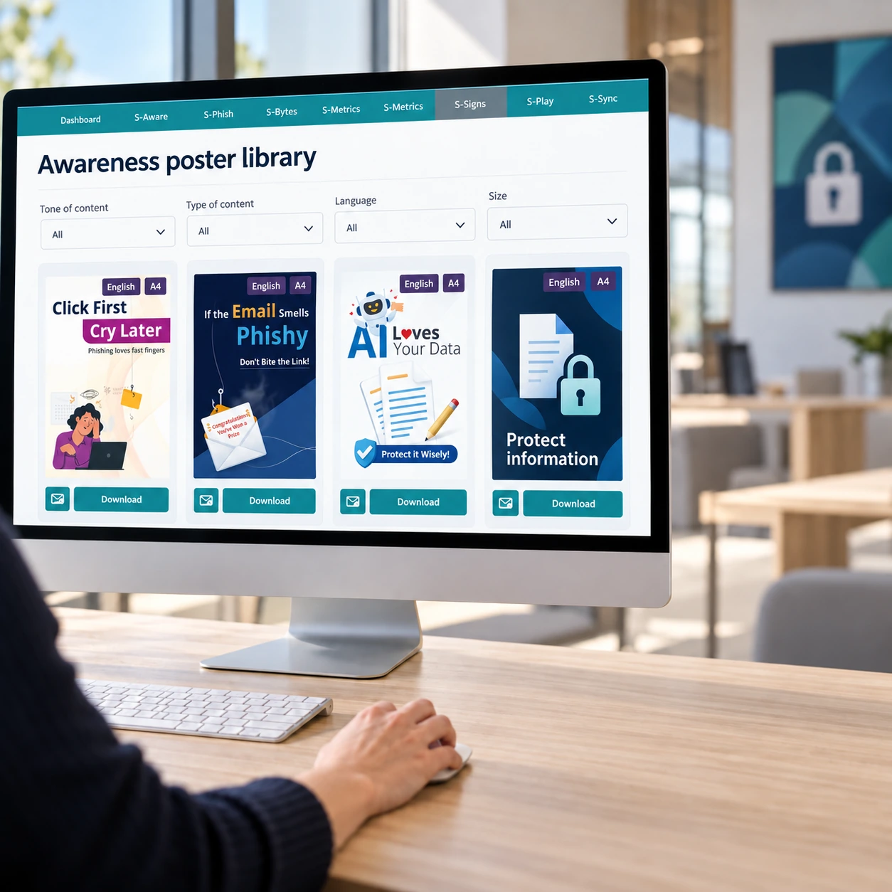 A growing library of cybersecurity awareness posters