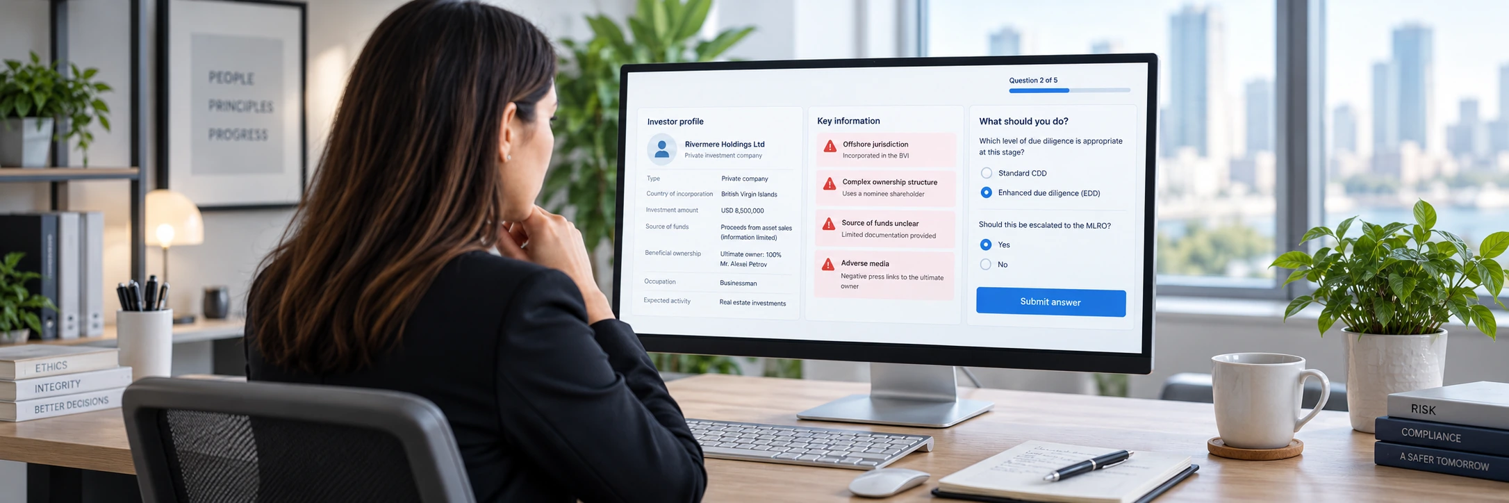 Interactive AML Knowledge Check