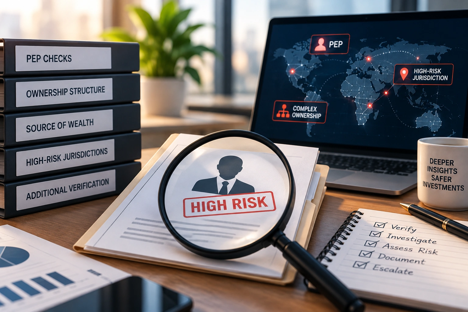 Enhanced Due Diligence high-risk investor review