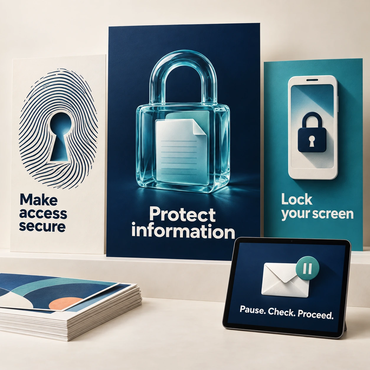 S-Signs posters and digital reminders