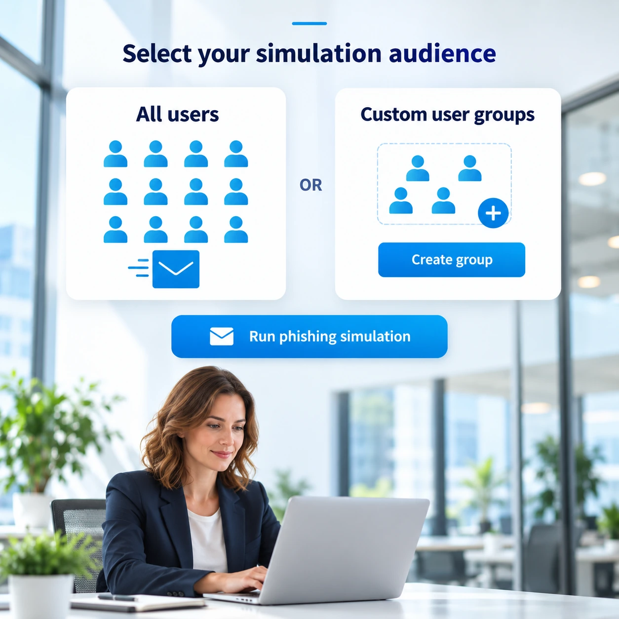 Target the right employees with the right phishing simulation