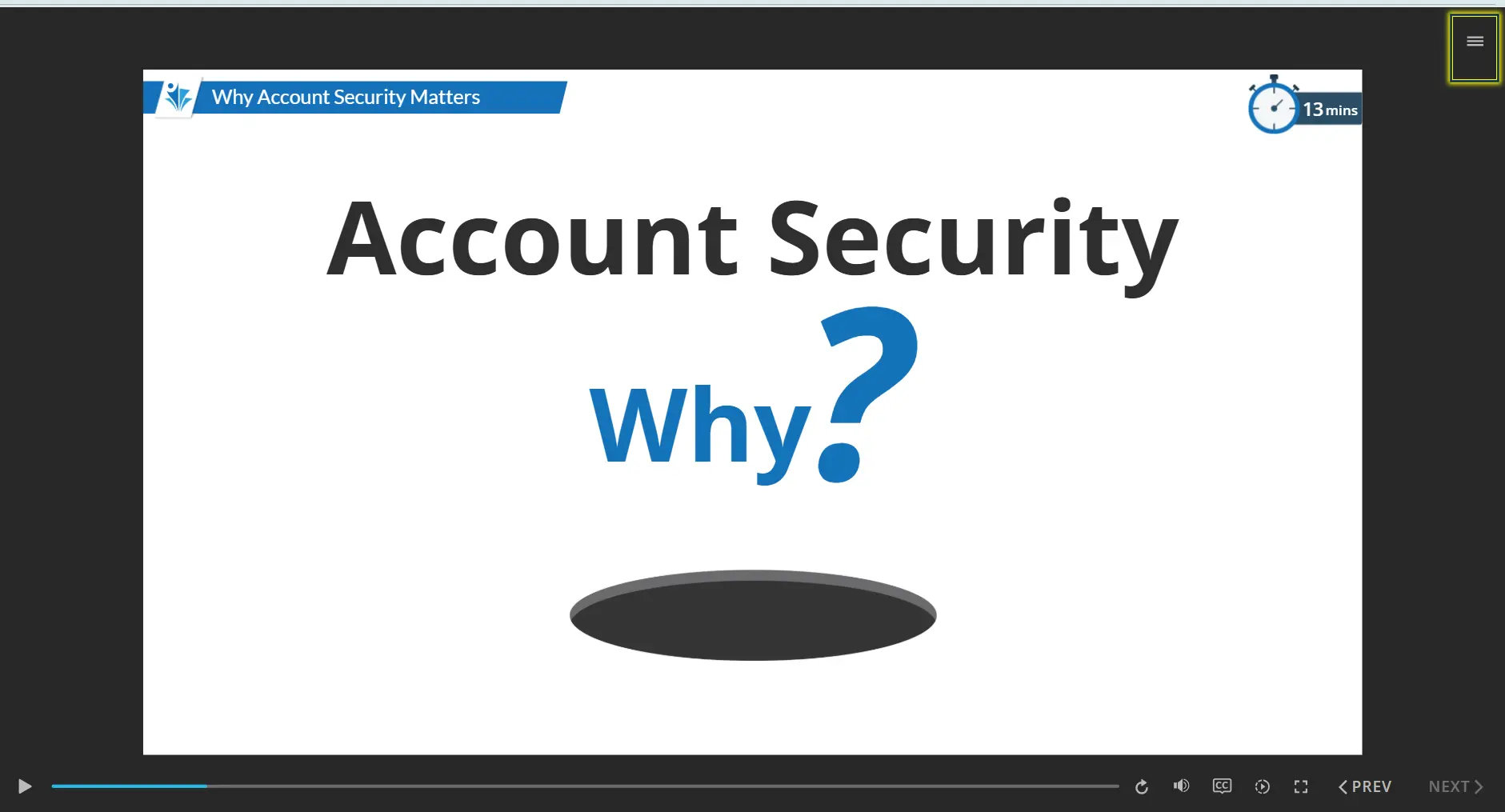 UK Cyber Essentials course screenshot 1