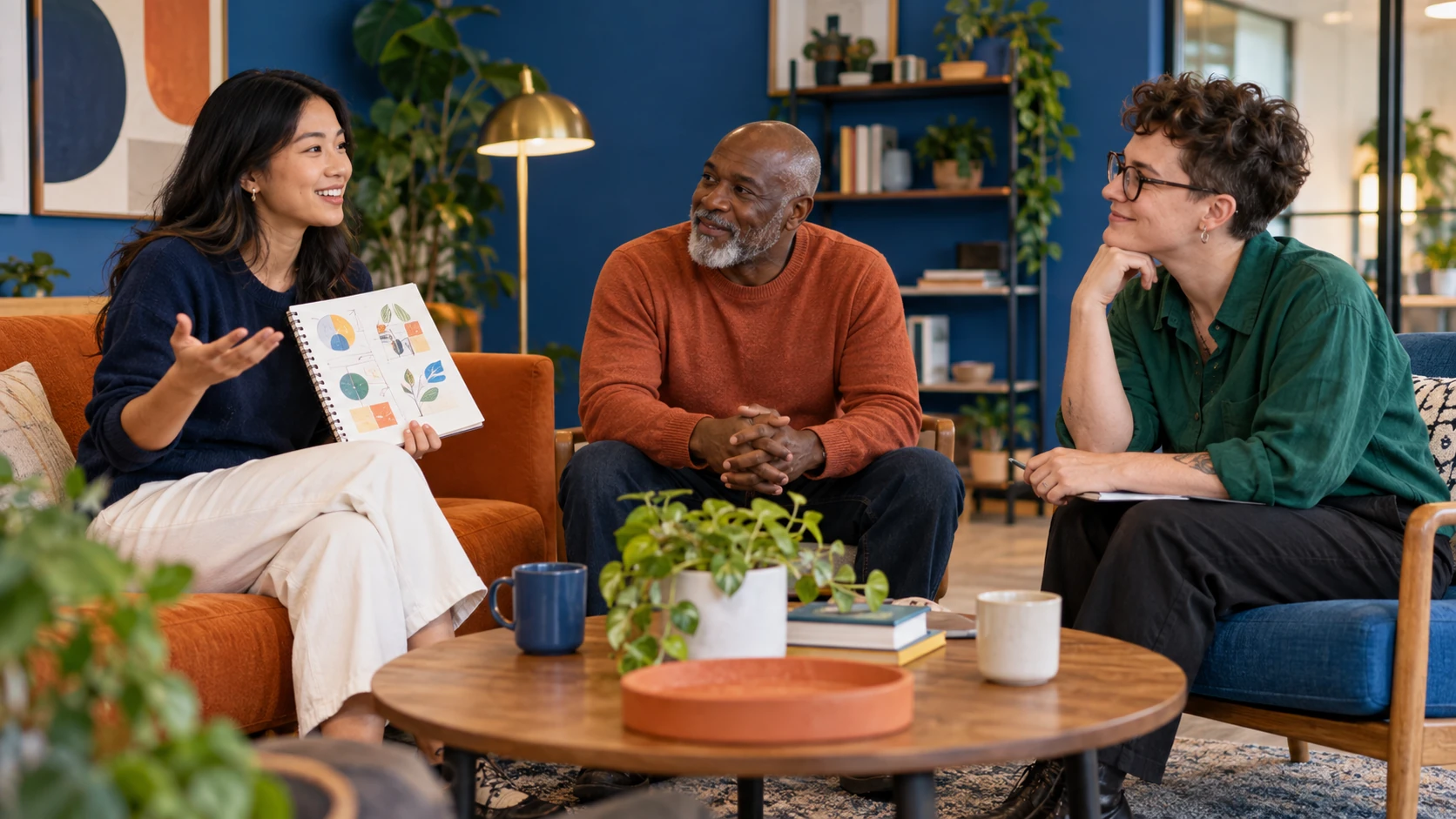 Colleagues collaborating in an inclusive workplace